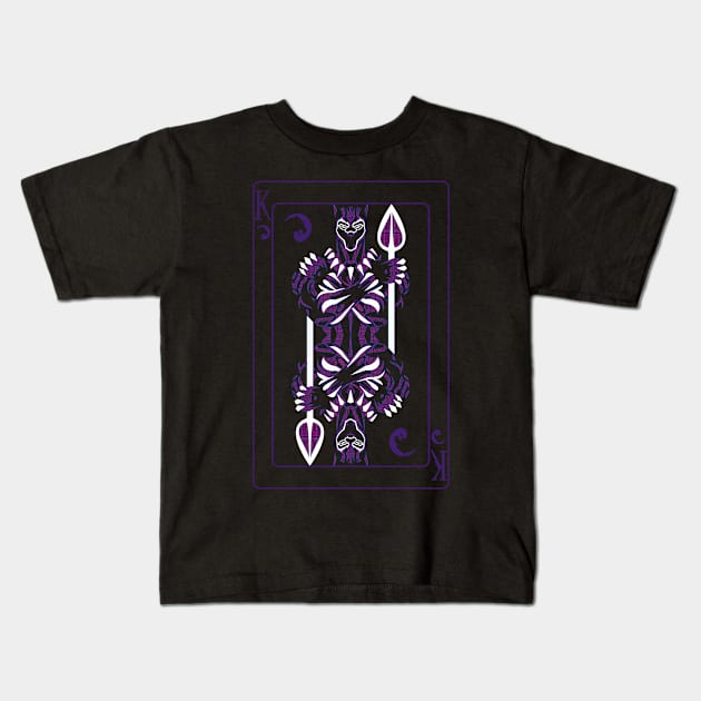 THE BLACK CARD Kids T-Shirt by BossFightMAM